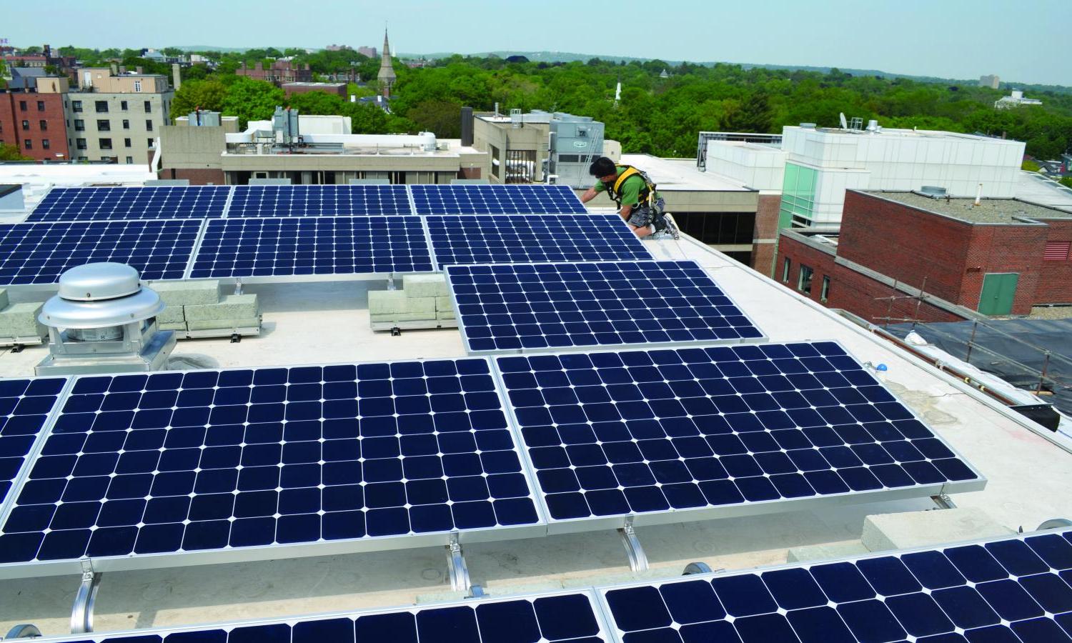 rooftop solar panels